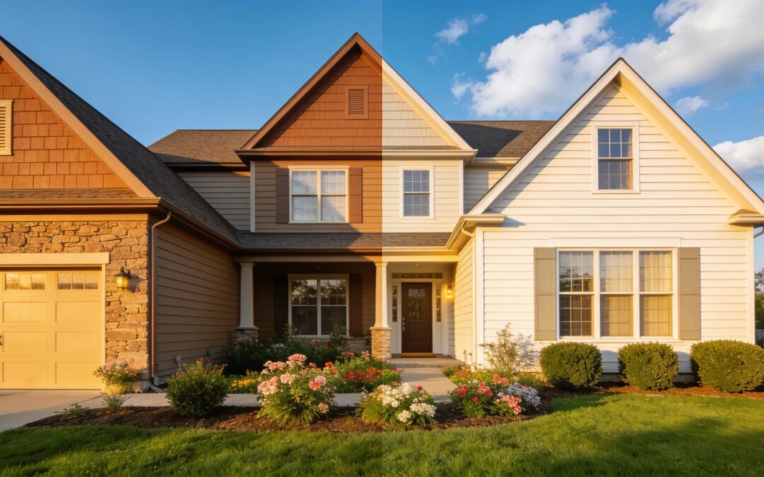 Professional roofing services by Merrimack Valley Roofing in Sandown, NH, showcasing home siding options and exterior renovations.